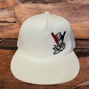 Yupoong The Classics Trucker Hat Men's White Shaka Cantina Snapback Cap